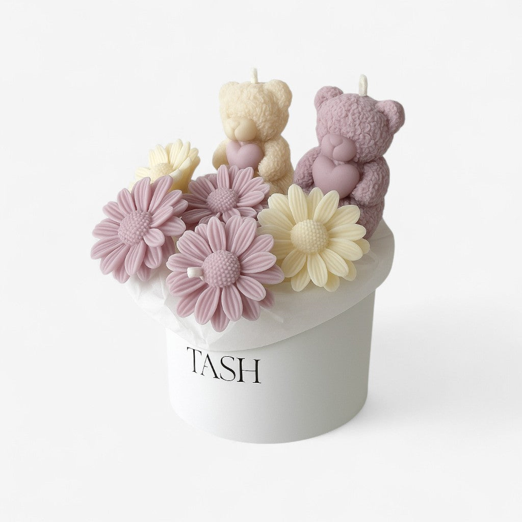 Teddy & Daisy Flower Bouquet