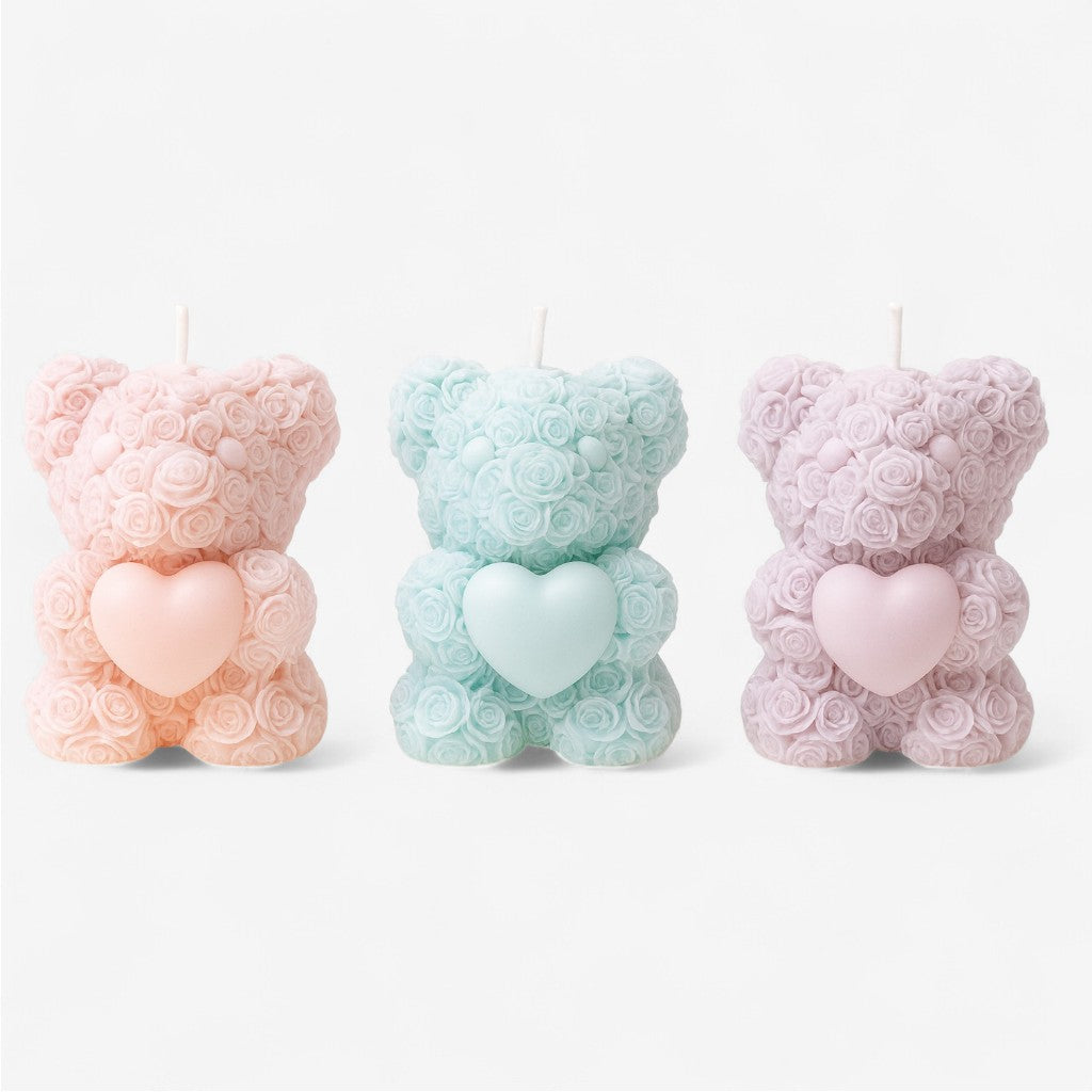 Teddy Bear Candle