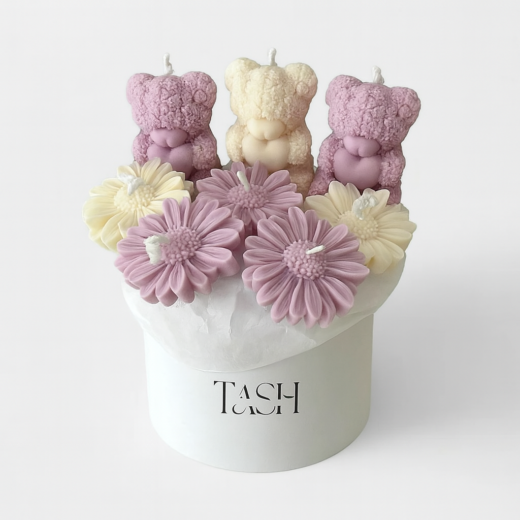 Teddy & Daisy Flower Bouquet