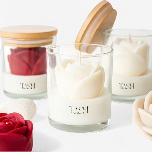 Rose Garden Glass Candle