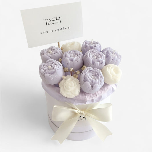 Lavender Blossom Candle Bouquet