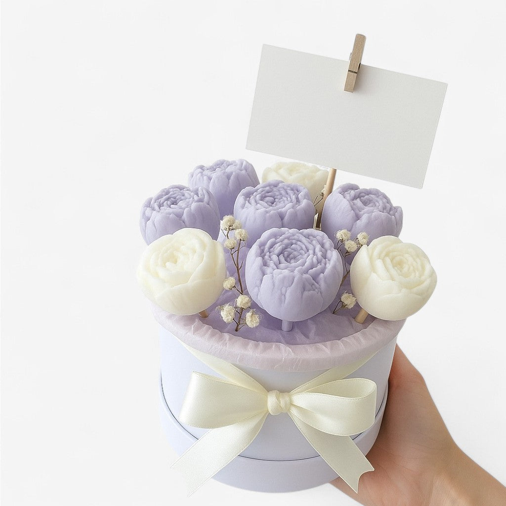 Lavender Blossom Candle Bouquet