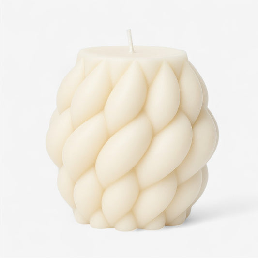 Braid Pillar Candle