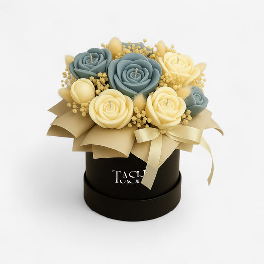 Elegant Rose Candle Bouquet